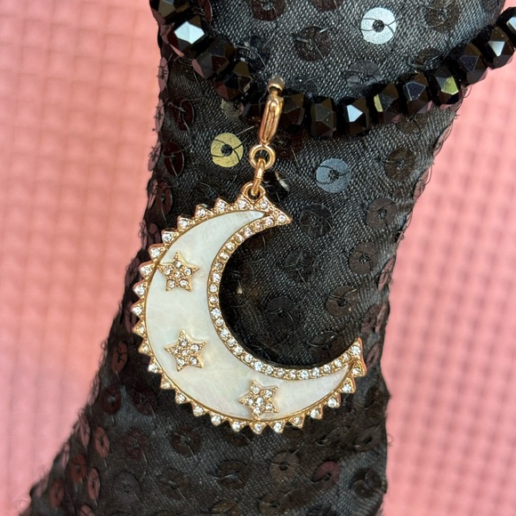 NWT COSMIC Necklace genuine mother of Pearl removable pendant Park Lane - Picture 2 of 11